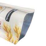 Custom Printed White Doypack Food Pouches Zip Lock Coffee Snack Packaging Bags