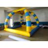 Buy cheap Heat Sealed Inflatable Swimming Pools 5*4*5m Blue And Yellow With 800w Air Pump from wholesalers