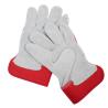 Buy cheap Soft Lining Leather Heat Resistant Gloves , Forge Mig Fireplace High Temperature Safety Gloves from wholesalers