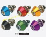 Motorcycle motocross Aluminum Colorful Nuts Aluminum Nut Bike Blue Red Yellow