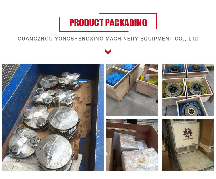SK60-8 swing motor assy with gear box swing reducer final drive device