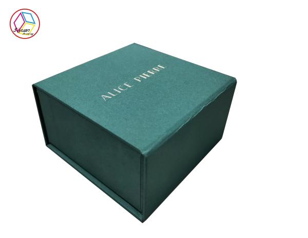 Buy cheap Hot Stamping Flip Cardboard Jewelry Gift Boxes With Foam Insert from wholesalers
