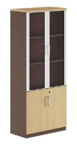 Buy cheap modern office two door glass filing cabinet furniture from wholesalers