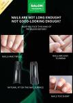 Medium Pre-Shaped Seamless Clear Color Fake Nail Tips For DIY Home Nail Salon 12