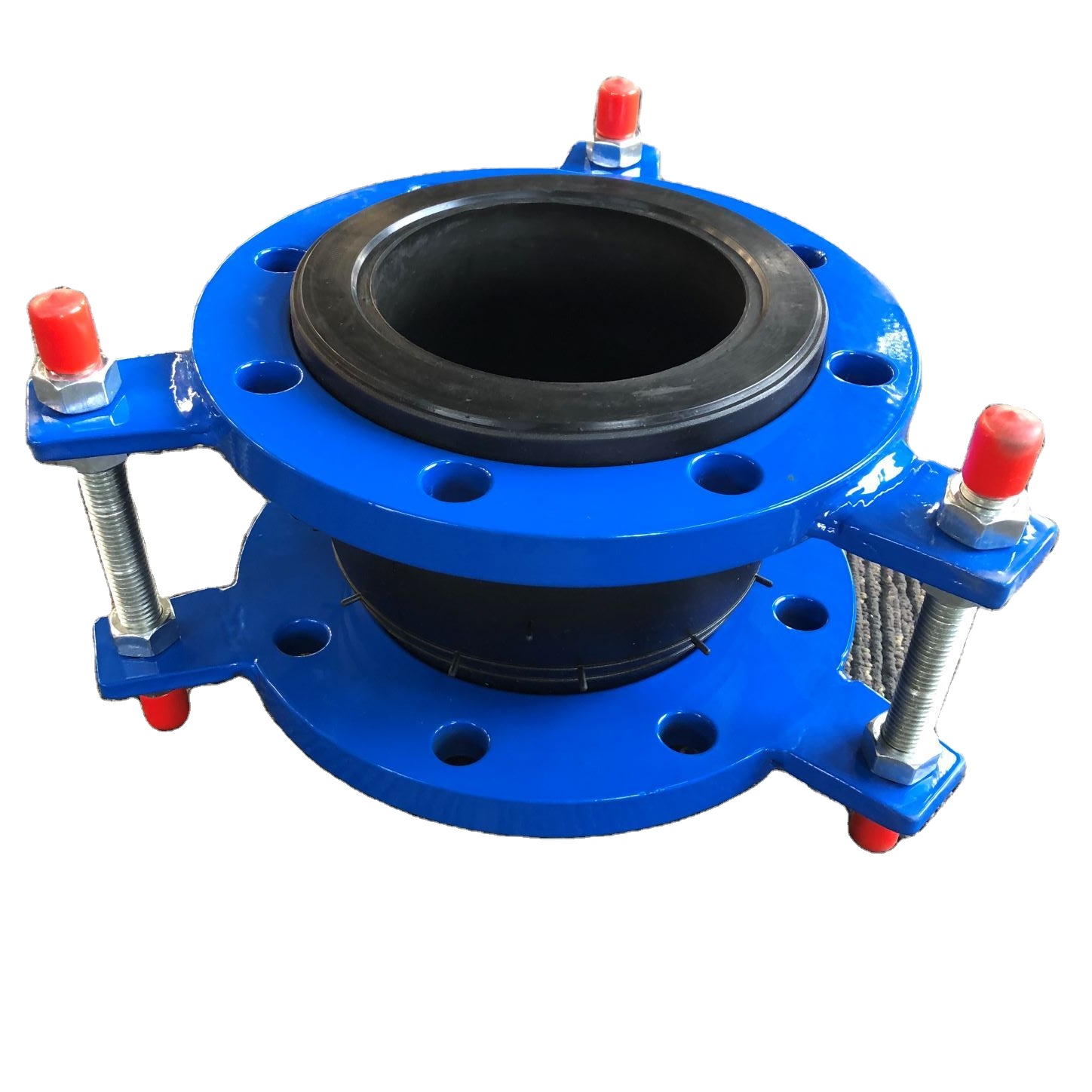 Carbon Steel Galvanized Flange Single Sphere Expansion Joint Flexible Rubber 50mm 80mm 90mm