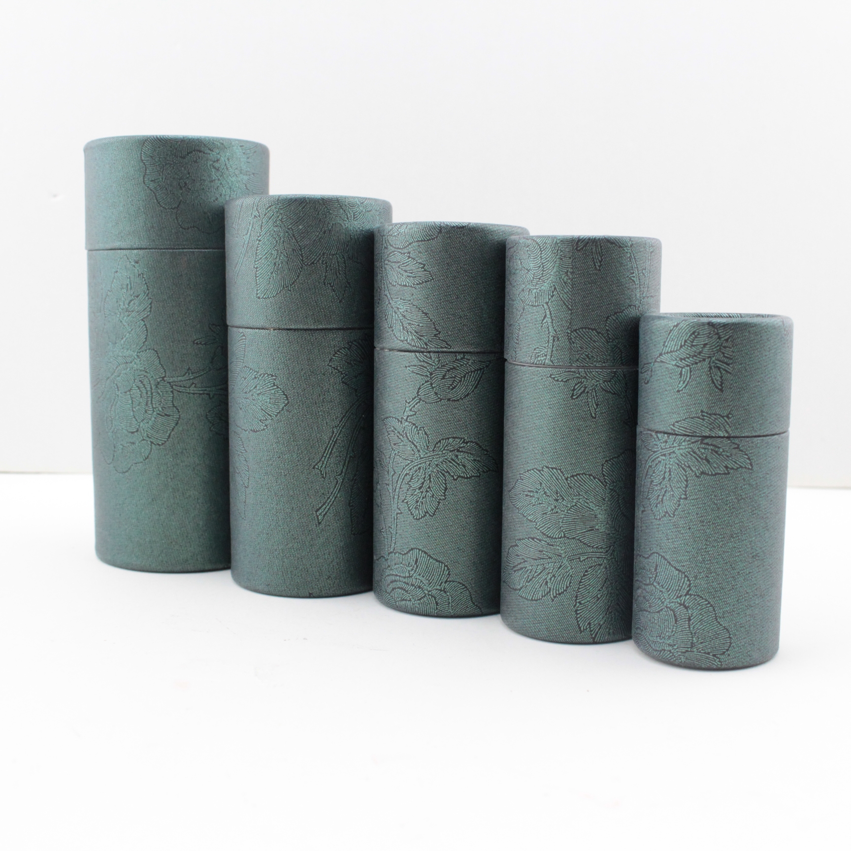 Kraft Paper Tube Packaging , Food Grade Cardboard Cylinder Container For Tea