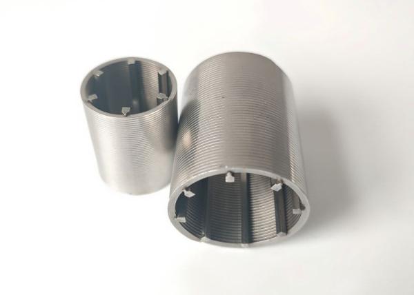 Buy cheap 4-10mm V Shaped Wedge Wire Screens Cylinder 25 Micron Slot from wholesalers