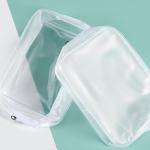 Transparent Plastic Zipper Makeup Bag