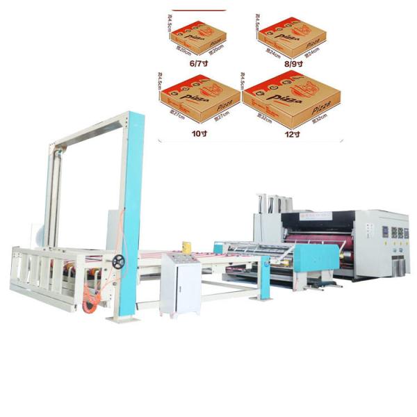 Hydraulic Powered Pizza Box Making Machine Cardboard Die Cutting Machine