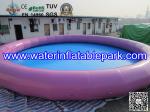 Purple Above Ground Inflatable Swimming Pool Toys 0.9mm PVC Tarpaulin