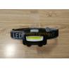 Buy cheap Black High Lumen Led Headlamp Powerful Ultra Bright COB LED Battery Headlight from wholesalers