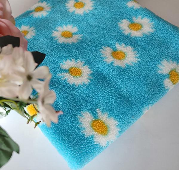Buy cheap Sunflower 370gsm Printed Sherpa Fleece For Pillowslip Sofa Cover Bag from wholesalers