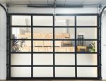 Water Tightness Class 3 Transparent Glass Sectional Garage Door Noise Free