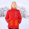 Buy cheap Red Fishing Heated Winter Clothes Women Electric Rechargeable Heating Jacket For Winter from wholesalers