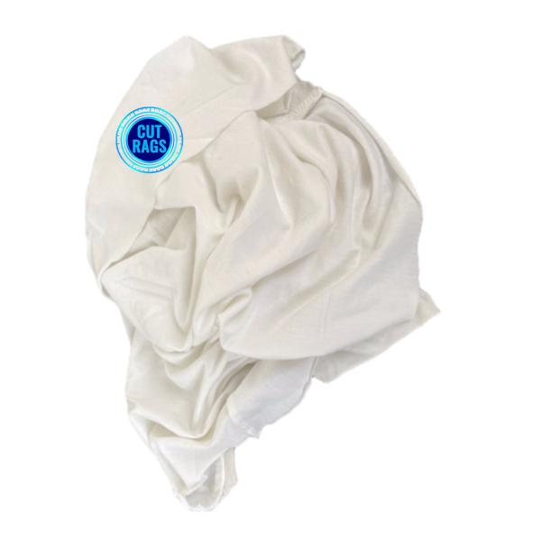 IMPA 232906 White Cotton For Rags Fabric Waste Cleaning Rags White Printed T