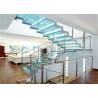 Buy cheap Commercial Straight Flight Staircase , Steel Structure Staircase Uninterrupted View from wholesalers