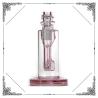 Buy cheap Pink Glass Bubbler Recycler 10 inches Showerhead Perc Bongs Smoking Water Pipe from wholesalers