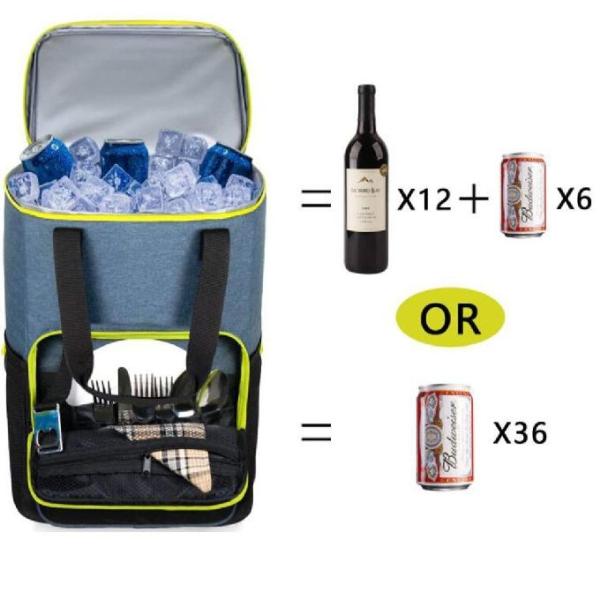 Buy cheap Beach Camping 30 Cans Insulated Cooler Backpack With PEVA Lining from wholesalers