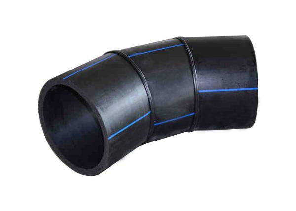 Buy cheap DN125-DN1200 HDPE PE100 Mitred 45 Degree Elbow Fabricated Fittings from wholesalers