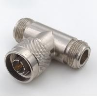 Buy cheap DC 8.5GHz T RF Coaxial Connectors N Type Female To N Male To N Female Straight product