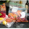 Buy cheap household LDPE Transparent reclosable bag in color box, PE food zipper lunch bags with color box, FDA Household use food from wholesalers