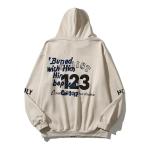 Regular Sleeve Plus Size Oversized Hoodie Cotton And Spandex Blended Logo