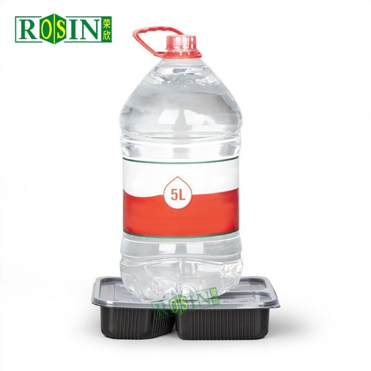 Thickened Plastic PP 3 Compartment Lunch Containers Transportation With Lid