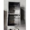 Buy cheap Brushed Stainless Steel 33x22 Drop In Dual Bowl Handmade Kitchen Sink from wholesalers