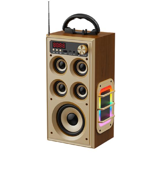 Buy cheap 3600mAh Battery Multifunctional Wireless Speaker SNR≥75dB 4-inch 50-magnet Unit And Four 2-inch 40-magnet Units With RGB-lit Bass Diaphragm For Music from wholesalers