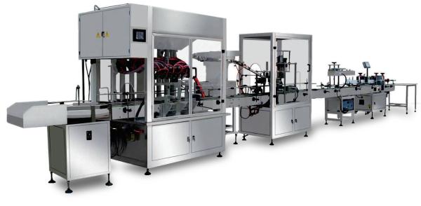 Lotion Cosmetics Liquid Bottle Filling Machine Capping Weight Automated