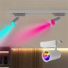 Buy cheap High Lumens Indoor Raillight 40w 24v Christmas Commercial Remote Control RGBW Wall-Mounted for Surface Mounted Installation from wholesalers