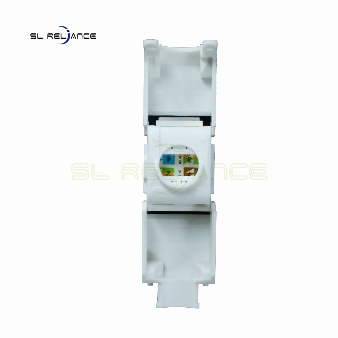Unscreened UTP CAT6 RJ45 Keystone Jack Network Modular Jack 180 Degree