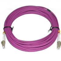 Buy cheap PVC Material Fiber Optic Patch Cord 10 Meter Length LC DX MM 2.0 Diameter For product