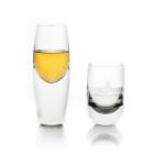 Custom logo round lead free crystal transparent 50ML Shot Glass