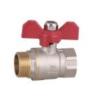 Buy cheap Threaded Connection Brass Ball Valve Smooth Surface Chrome Plated from wholesalers