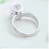 Buy cheap 925 Sterling Silver Round Cut Brilliant Cubic Zirconia Ring Lady's Jewelry (RE671) from wholesalers