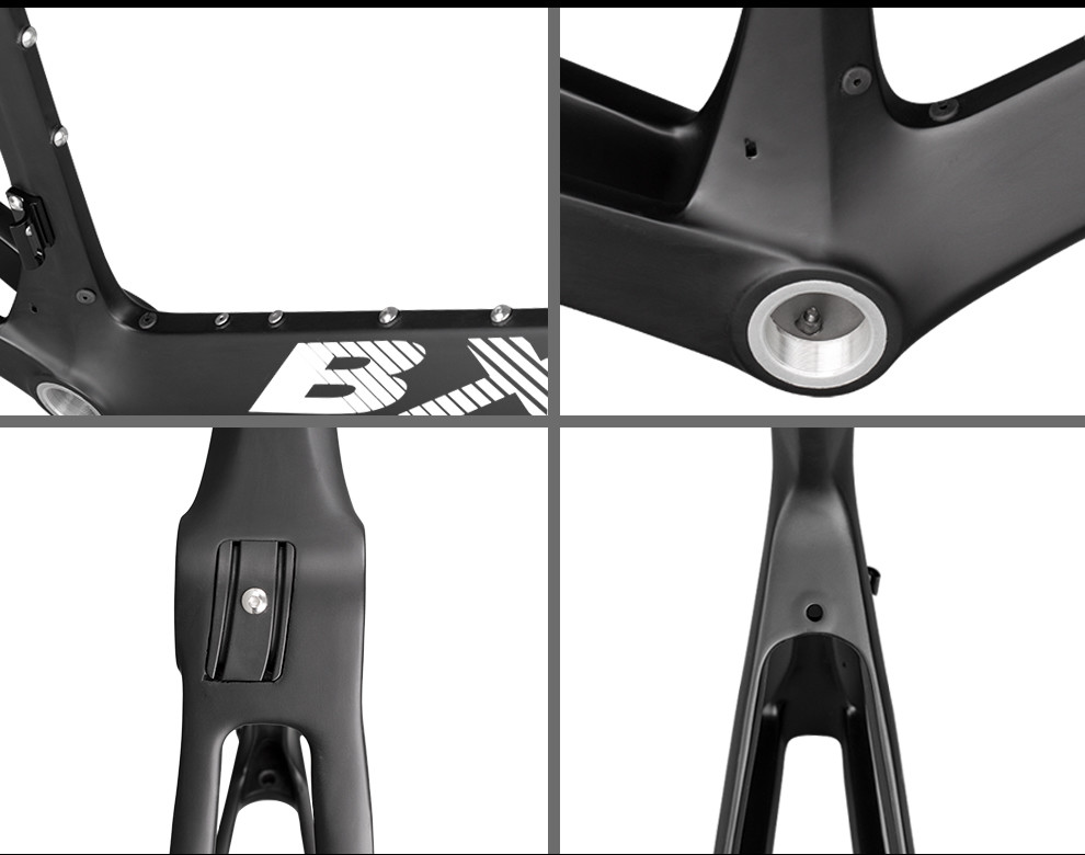 700C Carbon Road Bike Frame Racing Time Trial Bike Frame Rim Brake Aero