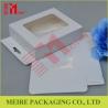 Buy cheap Wholesale cheap white paper box no printing with clear window free for USB packaging from wholesalers