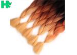 Ombre Natural Synthetic Braided Hair Pieces Afro Wave Tangle Free