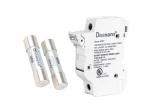 100A Energy Storage System Fuse , Solar Panel 10 X 38 Cartridge Fuses Fiber Pipe
