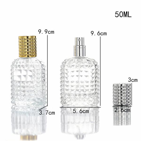 Buy cheap Pineapple Perfume Bottle Spray Bottle 30ml 50ml Clear Glass Press Empty from wholesalers