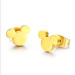 New Fashion Cute Mickey Earrings Black Children Kids Jewelry Cartoon Mouse