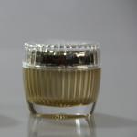 Yellow Round Acrylic Plastic Luxury Face Cream Cosmetic Packaging Containers 30g