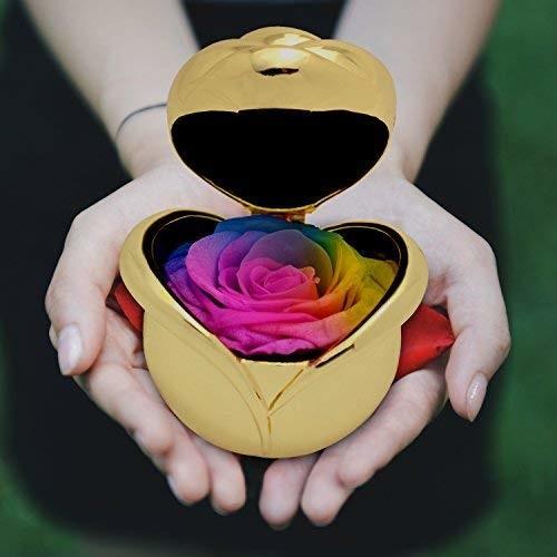 Buy cheap Wholesale preserved rose engagement ring box custom ring box double ring box from wholesalers