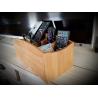 Buy cheap Safety Bamboo Office Supplies , Integrated Bamboo Desk Organizer For Pen And Phone from wholesalers