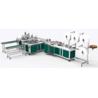 Buy cheap 100 Pcs / Min Mask Making Equipment , Durable 11.5KW Non Woven Mask Machine product