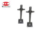 Painted Q235 Steel Solid 30mm Scaffolding Jack Base For Safety