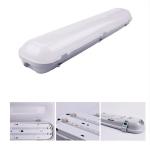 IP66 Tri-Proof LED T8 Light with 3000K, 4000K, 5000K, 6000K CCT, 180° Beam Angle