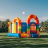 Buy cheap adult inflatable slide Birthday inflatable castle slide 40X40X45 cm inflatable Jumping Bed with Air UL-Approved Blower from wholesalers