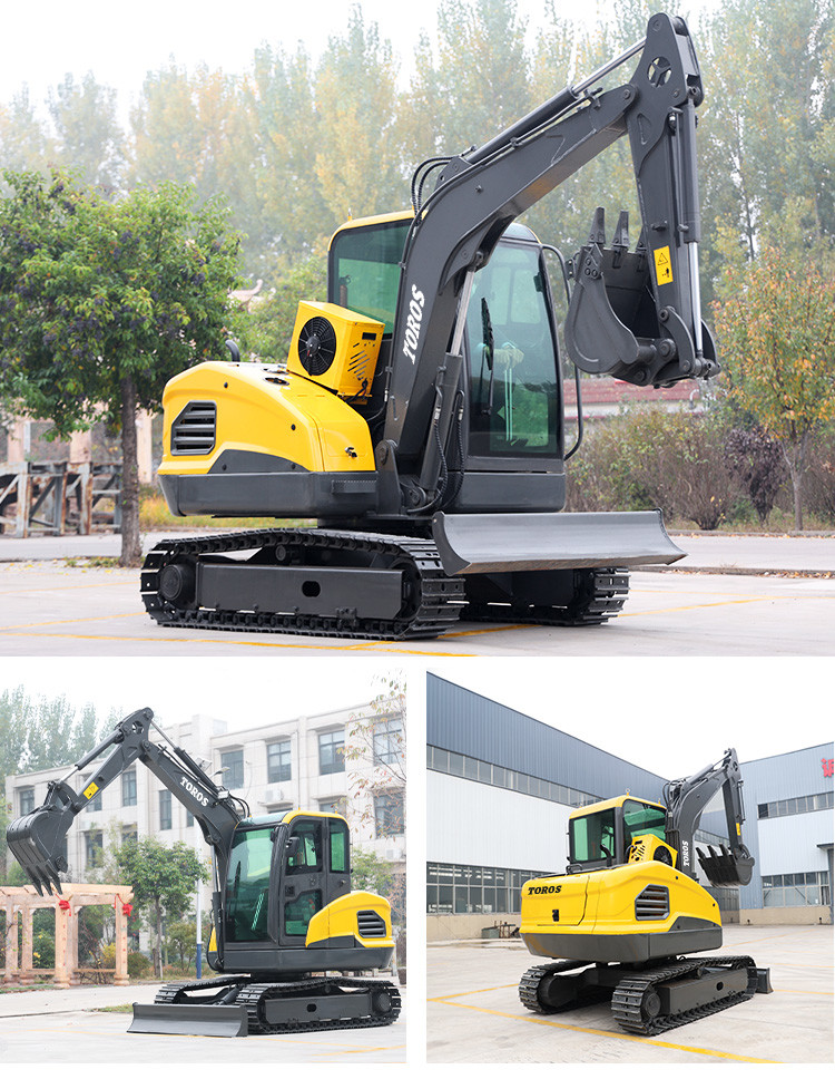 Powerful 1.2Ton Mini Hydraulic Excavator With 1200mm Track Length
